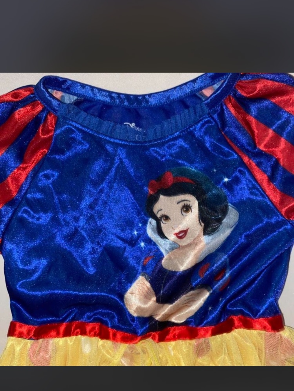 Disney Snow White Costume Dress in Blue, Yellow and Red girls size 8